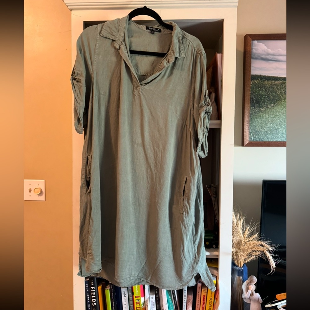 Olive Green Dress